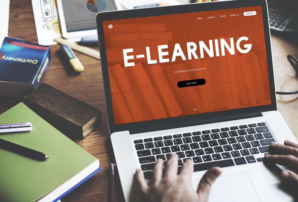 E-learning på laptop