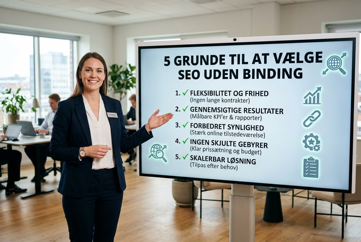 5 grunde til at vælge SEO uden binding